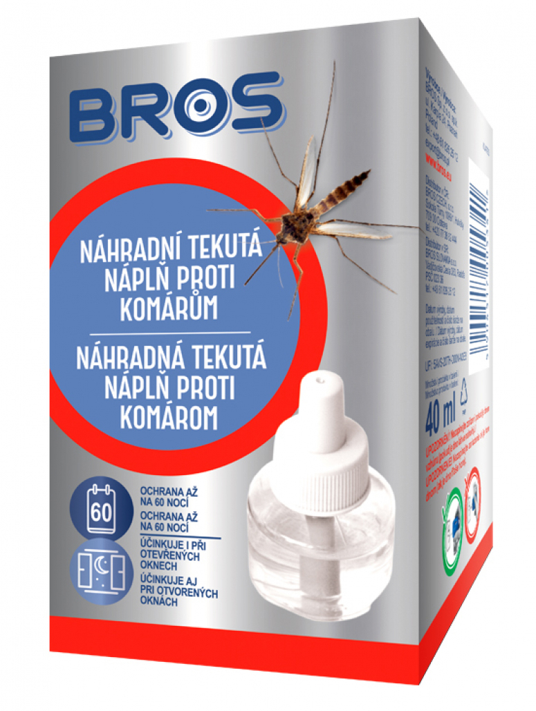 BROS – náplň odpuzovače komárů