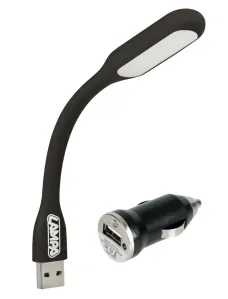 LED flexi světlo + USB nabíječka 12/24V