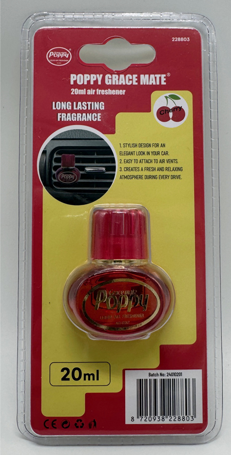 Osvěžovač poppy do mřížky ventilátoru - Cherry