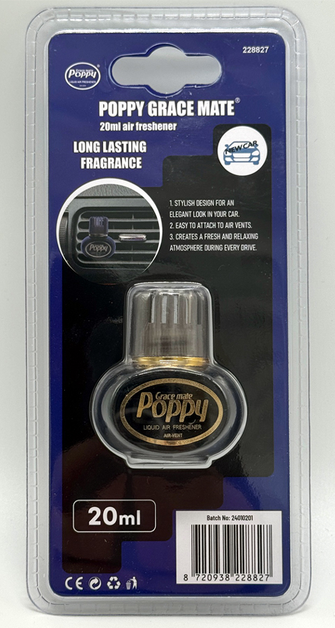 Osvěžovač poppy do mřížky ventilátoru – NewCar