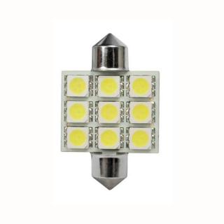 Žárovka LED9 C5W FESTOON 5050SMD T11x36mm 2ks