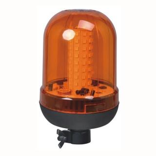 Maják 12/24V oranžový 100LED s objímkou E8CE