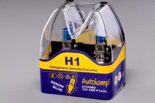 Krabička AUTOLAMP H1 12V 55W P14,5s XENON BLUE 2ks